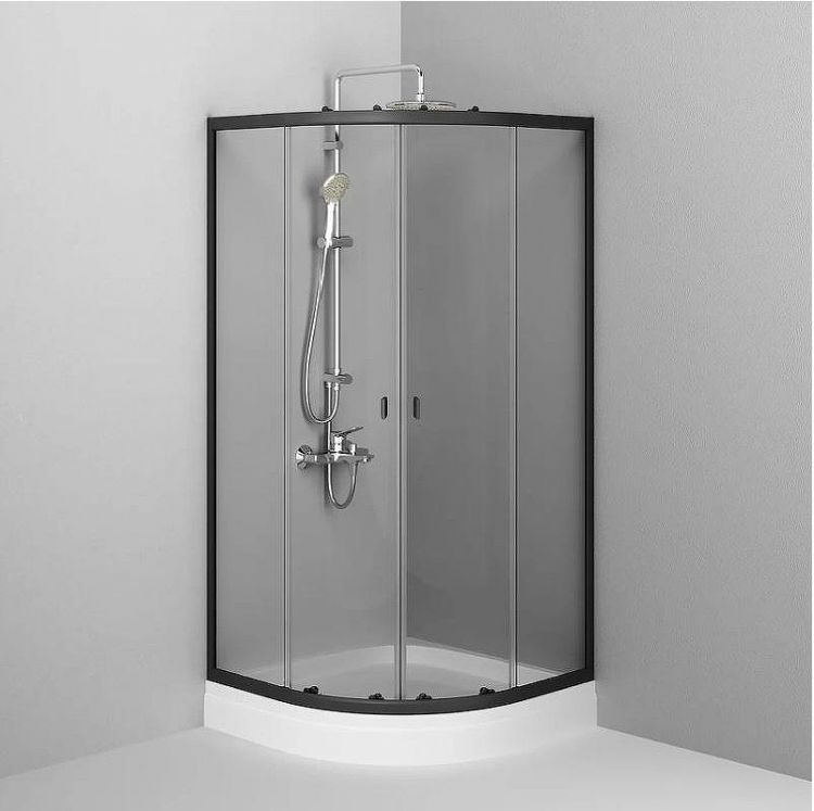 Душевой уголок AM.PM X-Joy Twin Slide 90х90 W88E-205-090BT64 профиль Черный матовый стекло прозрачное Душевой уголок AM.PM X-Joy Twin Slide 90х90 W88E-205-090BT64 профиль Черный матовый стекло прозрачное