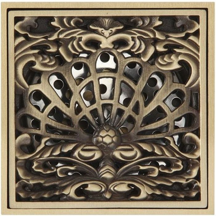 Душевой трап Veragio Canyon VR.CAN-2019.BR с решеткой Бронза