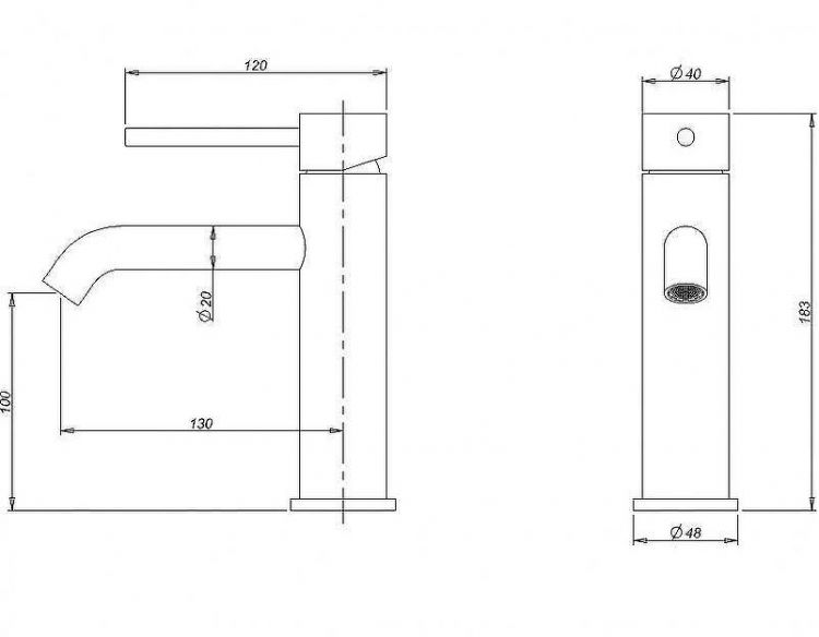 Смеситель для раковины Milacio Ultra MCU.550.GD Золотой Смеситель для раковины Milacio Ultra MCU.550.GD Золотой