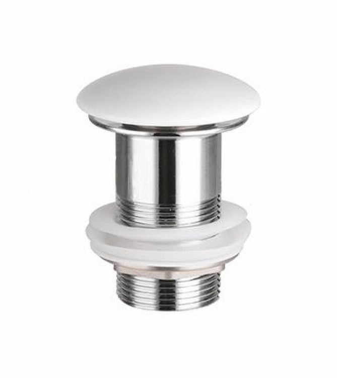 Донный клапан для раковины Ceramicanova CN2000MW click-clack Белый матовый