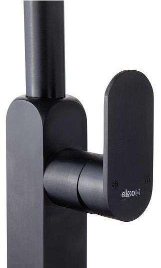 Смеситель для кухни Ekko E6003-7 цвет Черный матовый