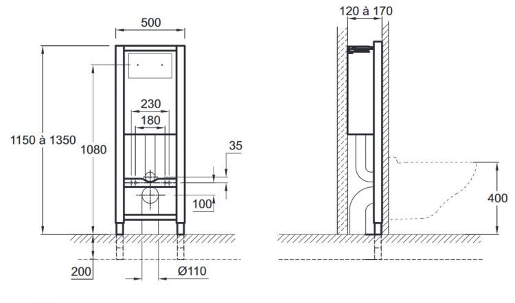 Инсталляция для унитаза Jacob Delafon E5504-NF Инсталляция для унитаза Jacob Delafon E5504-NF