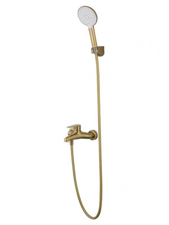 Смеситель для ванны Wonzon & Woghand Alfa WW-AE3204-BG цвет Брашированное золото