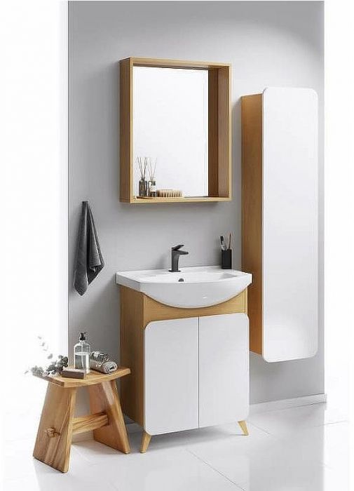 Зеркало Aqwella Basic 60 BAS0207DZ Дуб золотой