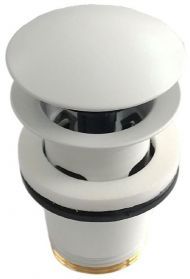 Донный клапан Kludi A-Qa 1042653-00 click-clack цвет Белый матовый