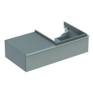 Тумба под раковину Geberit iCon, 89x48, платина [840592000]