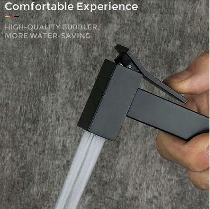 Гигиенический душ со смесителем Gappo G17-6 G7217-6 Черный матовый