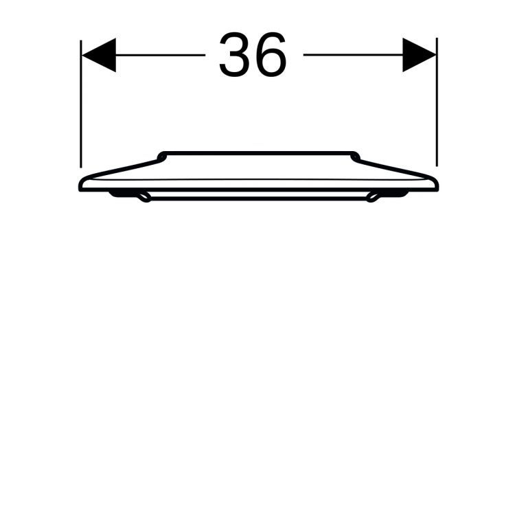 Сиденье для унитаза Geberit Renova Comfort без крышки, антибактериальное, петли стальные, крепление снизу, цвет белый [572860000]