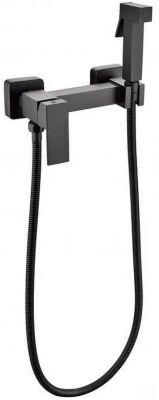 Гигиенический душ со смесителем Grocenberg GB101NBL Черный матовый
