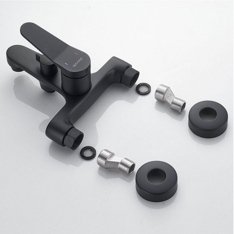 Смеситель для ванны Shevanik S6202H цвет Черный Смеситель для ванны Shevanik S6202H цвет Черный