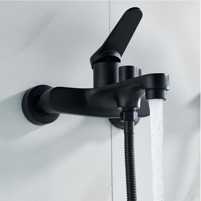 Смеситель для ванны Shevanik S6202H цвет Черный