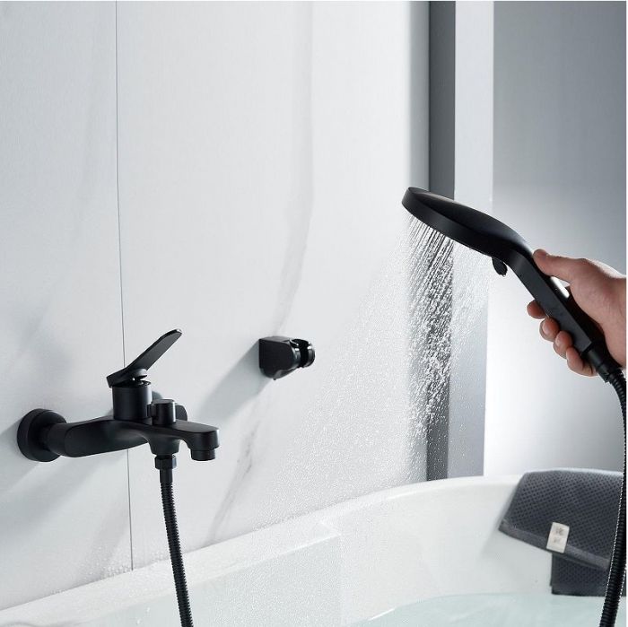 Смеситель для ванны Shevanik S6202H цвет Черный