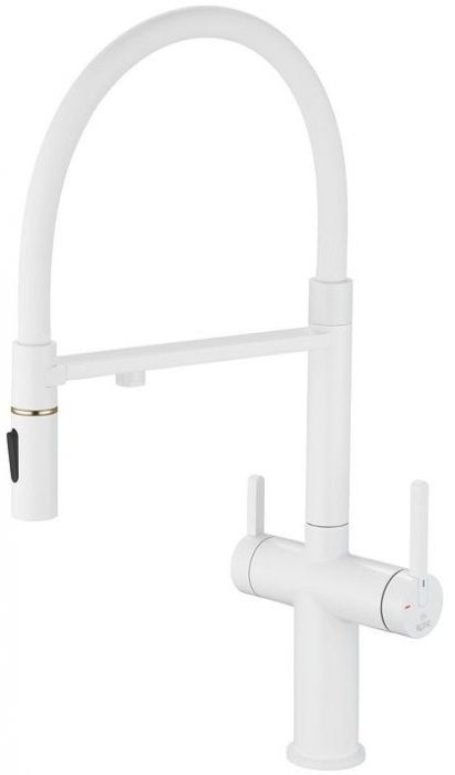 Смеситель для кухни Rose R458C цвет Белый