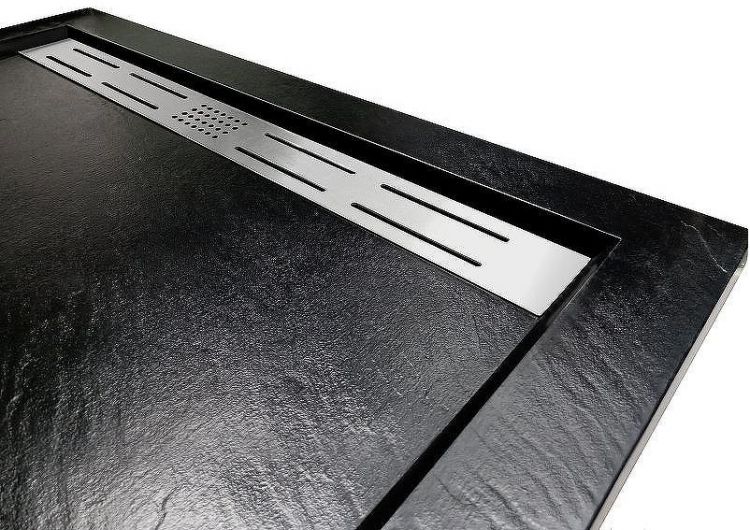 Душевой поддон из искусственного камня WeltWasser WW TRS 10090 STONE-BL 100x90 10000005450 Черный