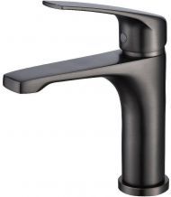 Смеситель для раковины Royce Lotus RCM-111702BL Оружейная сталь