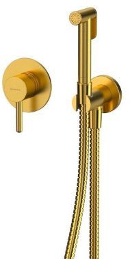 Гигиенический душ со смесителем Whitecross Y brushed gold SYSYBI1GLB цвет Золото брашированное
