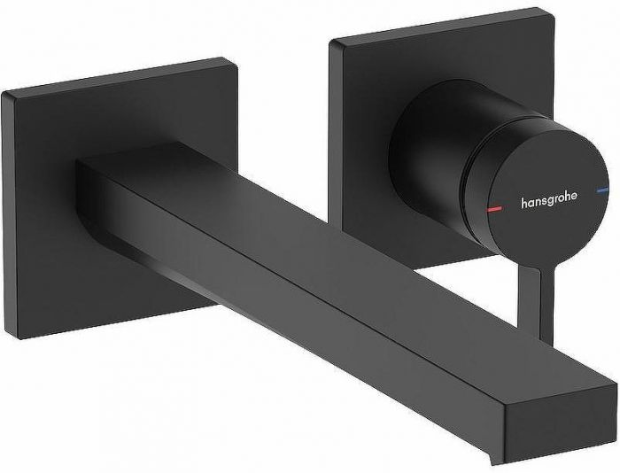 Смеситель для раковины Hansgrohe Tecturis E 73051670 Черный матовый