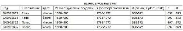 Душевой уголок Riho SZ Scandic NXT Х203 177х87 P G001076120 (GX09028C2) профиль Хром стекло прозрачное