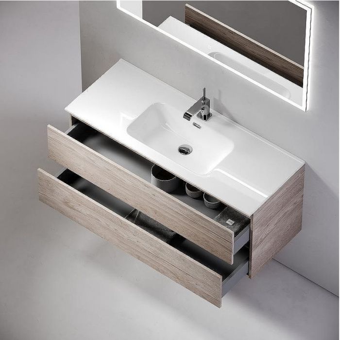 Тумба под раковину Sancos Urban 120 UR120-1EG подвесная Дуб Галифакс натуральный