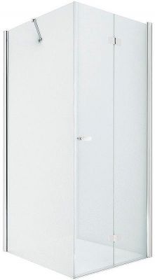 Душевой уголок New Trendy New Soleo Chrome 80х120 R D-0152A/D-0151B профиль Хром стекло прозрачное