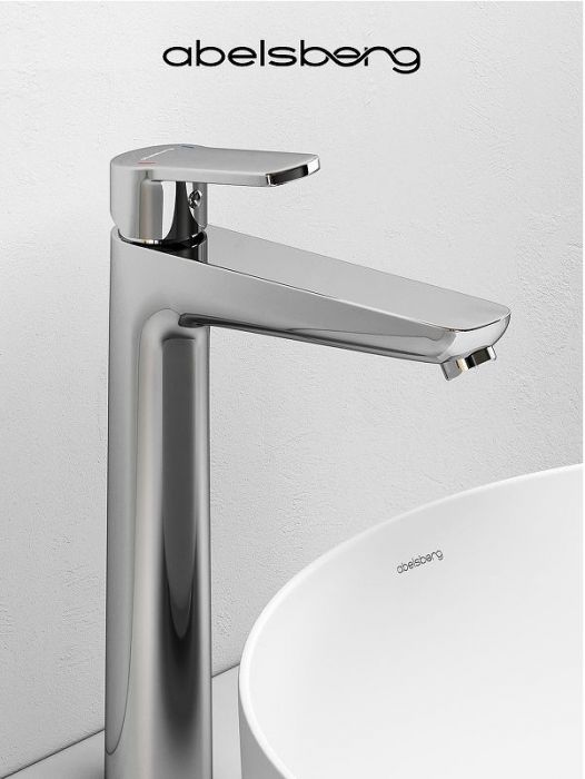 Смеситель для раковины Abelsberg Lineara UNF23509CH цвет Глянцевый хром
