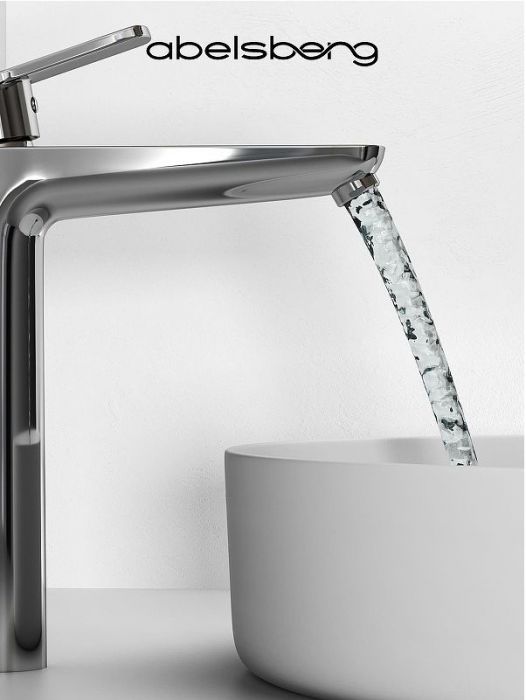 Смеситель для раковины Abelsberg Lineara UNF23509CH цвет Глянцевый хром