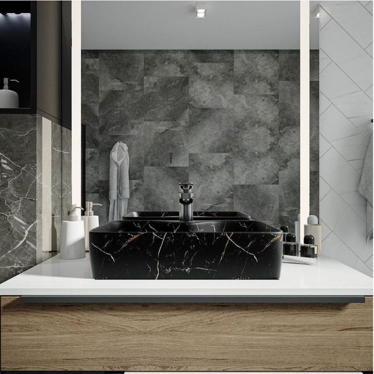 Раковина Maretti Umbria 48 UM13NS96-560MR цвет Черный мрамор