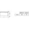Модуль подвесной Jacob Delafon Stillness шириной 80 см, отделка - белый лак [EB2004-G1C]