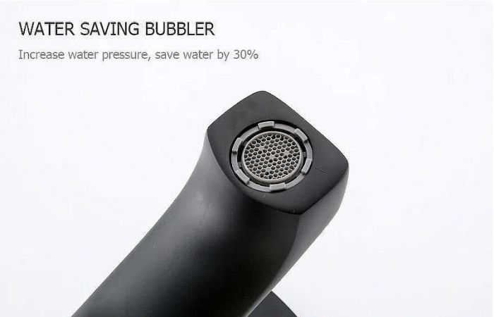 Смеситель для раковины Frap H71-6 F1071-6 Черный матовый
