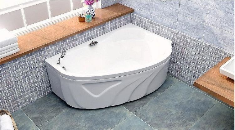 Акриловая ванна BellSan Сабина 165x110 L 4627171531414 с гидромассажем