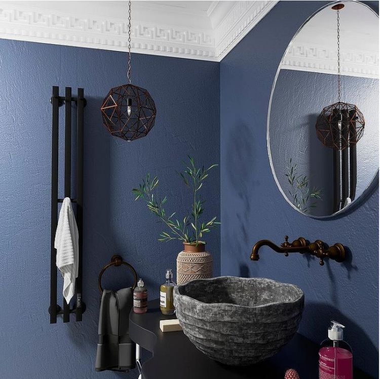 Электрический полотенцесушитель Маргроид Inaro профильный 1200x120 Inaro3v-12012-1081-9005R правый Черный матовый