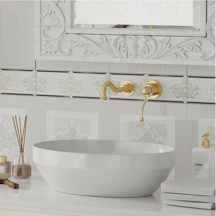 Смеситель для раковины Paini Duomo 88PJ208 Золото матовое