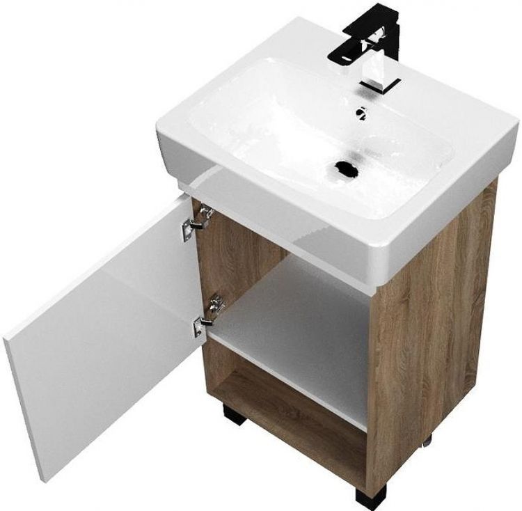 Тумба под раковину 1MarKa Tera 50 У76064 Дуб Сонома Тумба под раковину 1MarKa Tera 50 У76064 Дуб Сонома