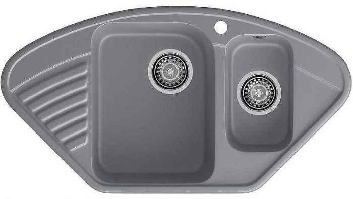 Кухонная мойка GranFest Quarz GF-Z14 Темно-серая
