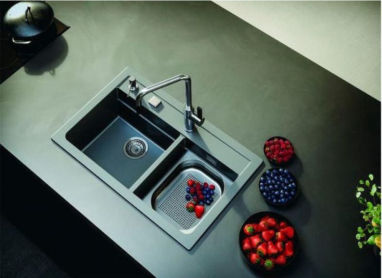 Кухонная мойка Alveus Granital Atrox 50 Terra G22 790x500 1131999 Песчаная Кухонная мойка Alveus Granital Atrox 50 Terra G22 790x500 1131999 Песчаная