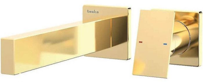 Смеситель для раковины Teska Alax E5307 Золото