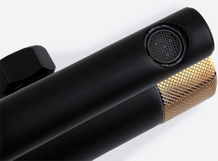 Душевая система Bronze de Luxe Avantgarde 2039RGB Черная Розовое золото
