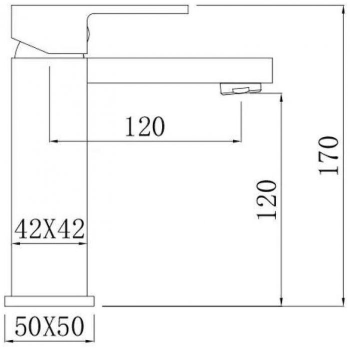 Смеситель для раковины Comforty FC045A-CKBT 00-00006492 Белый