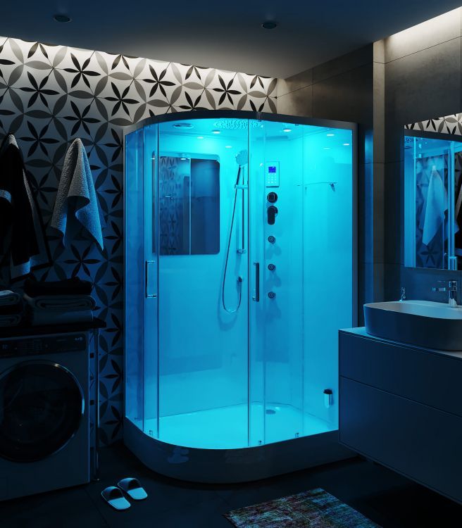 Душевая кабина TEUER Crystal D129-51R 120х90