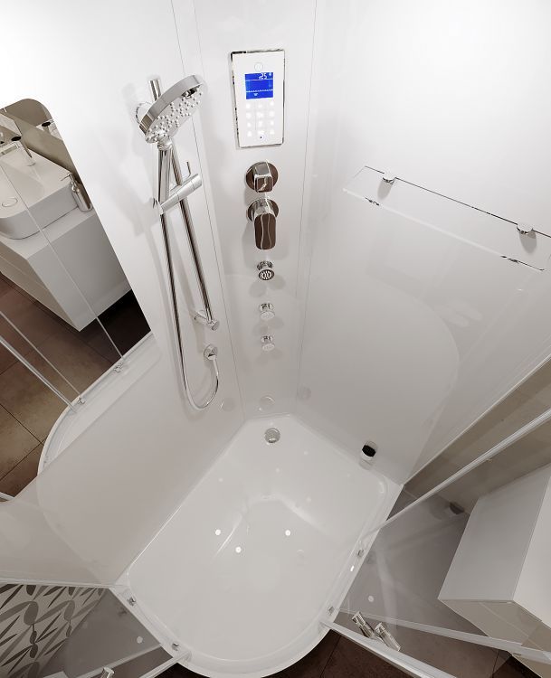 Душевая кабина TEUER Crystal D129-51R 120х90