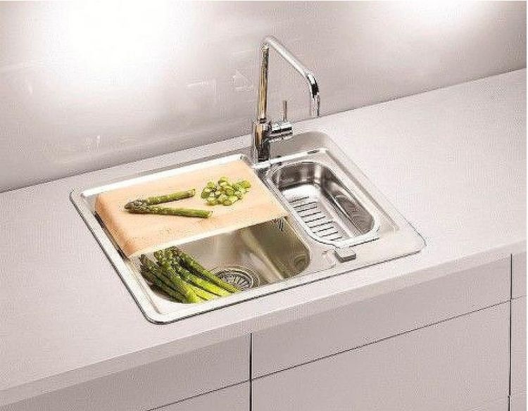 Кухонная мойка Alveus Line Maxim 50 SAT-90 615x500 1089612 Сатинированная сталь