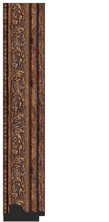 Зеркало Evoform Octagon 65х65 BY 3971 в багетной раме - Виньетка состаренная бронза 56