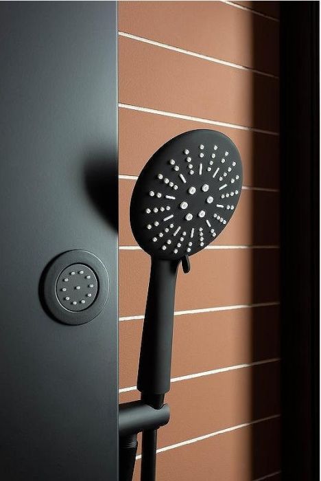 Душевая дверь Aquanet Pleasure AE60-N-160H200U-BT 160 273600 профиль Черный матовый стекло прозрачное