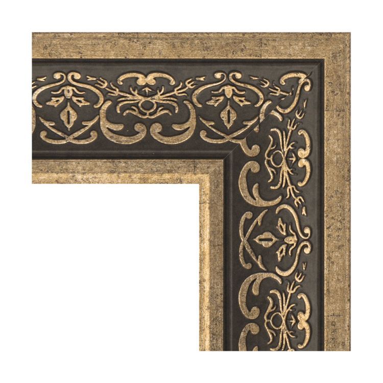 Зеркало EVOFORM  DEFENITE BY 3160 73x73 вензель серебряный 101 мм в багетной раме