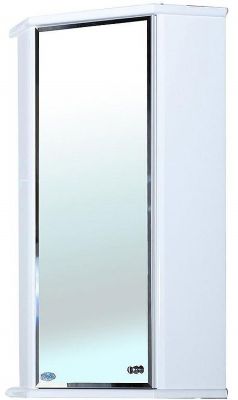 Зеркальный шкаф Bellezza Лилия 34 L 4642403232013 угловой Белый