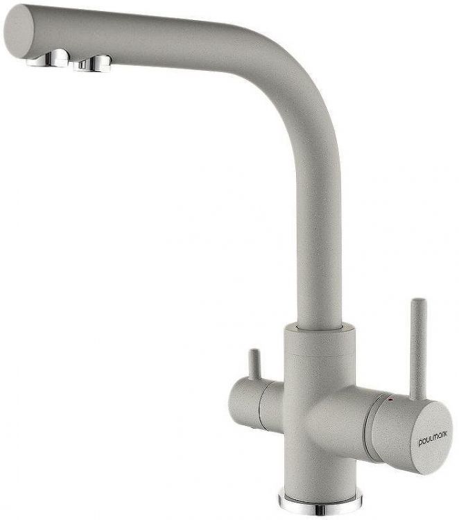 Смеситель для кухни Paulmark Essen Es213011-GRS Серый дым Смеситель для кухни Paulmark Essen Es213011-GRS Серый дым