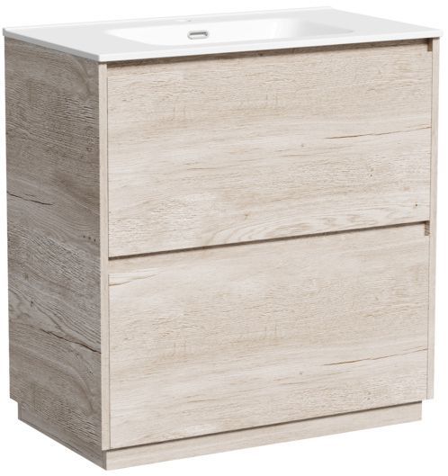 Тумба напольная под раковину SANCOS Libra Floor, дуб галифакс натуральный 790х450х840 мм, LB80FEG