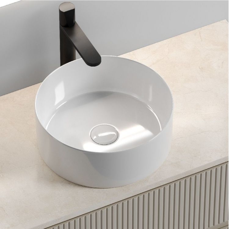 Тумба подвесная SANCOS Snob T, Beige Soft 995х445х500, под столешницу с отверстием под смеситель, цвет Kreman, SNT100CE