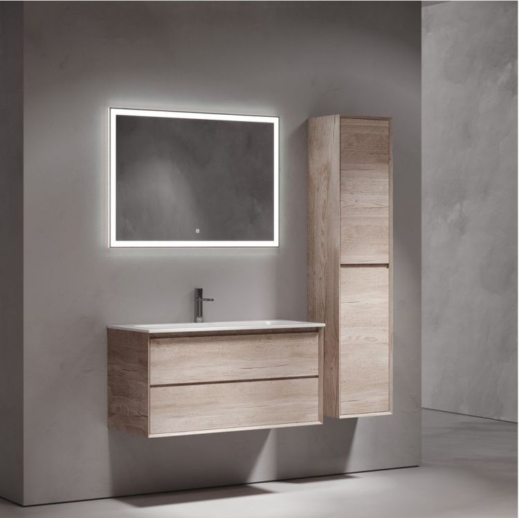 Тумба подвесная SANCOS под раковину Marmi 2.0, дуб галифакс натуральный 995х445х520, MR2.0100EG Тумба подвесная SANCOS под раковину Marmi 2.0, дуб галифакс натуральный 995х445х520, MR2.0100EG