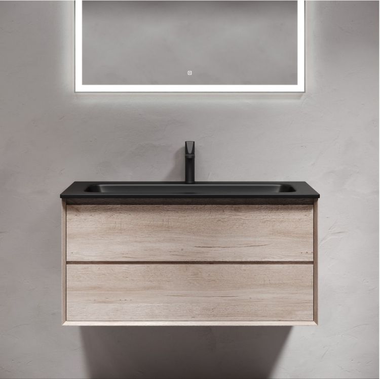 Тумба подвесная SANCOS под раковину Marmi 2.0, дуб галифакс натуральный 995х445х520, MR2.0100EG Тумба подвесная SANCOS под раковину Marmi 2.0, дуб галифакс натуральный 995х445х520, MR2.0100EG